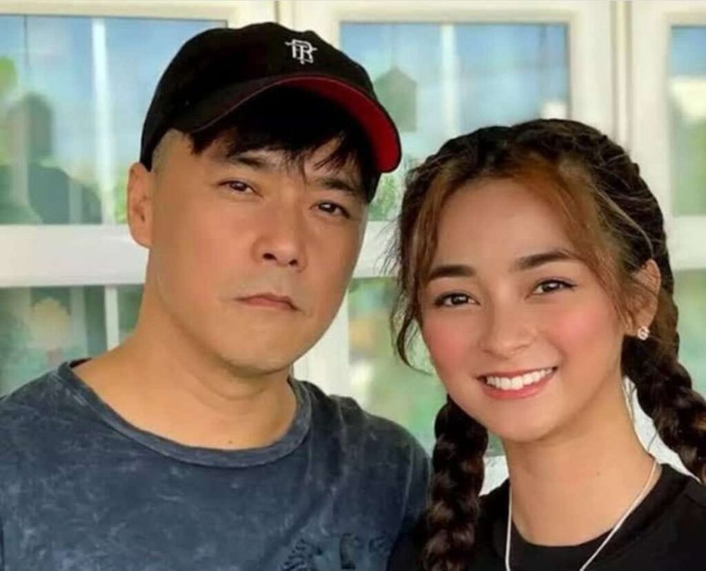 Jeric Raval with daughter AJ Raval